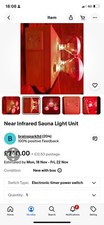 Near infared Sauna Light Unit