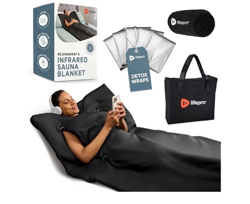 Lifepro infrared sauna - sauna, blanket